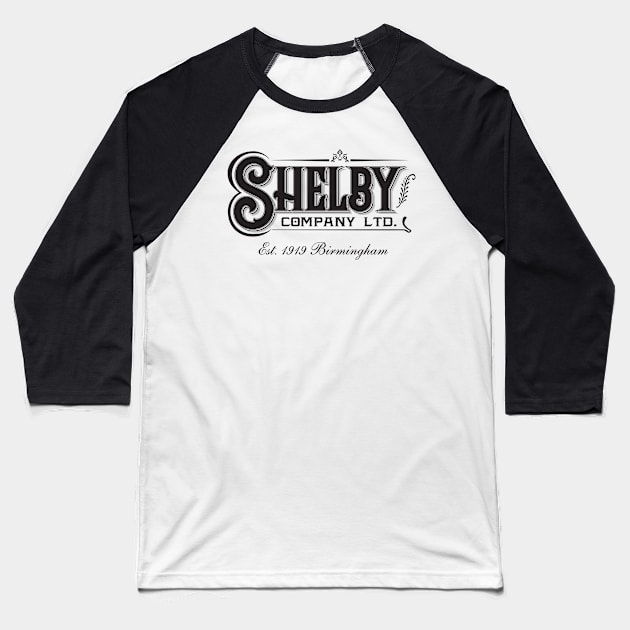 Shelby Company Ltd. Baseball T-Shirt by MindsparkCreative